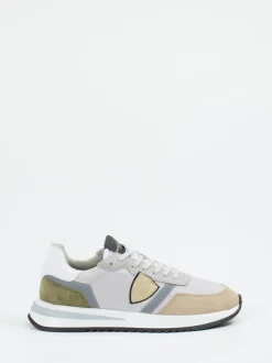 Philippe Model – Sneaker aus Veloursleder in Grau