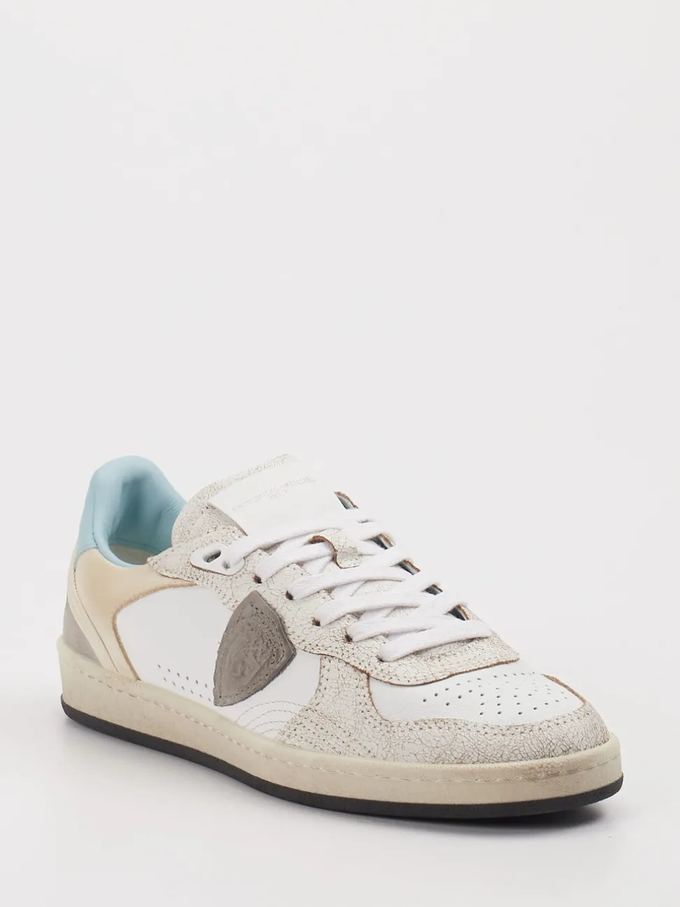 Philippe Model – Sneaker aus Kalbleder in Weiß