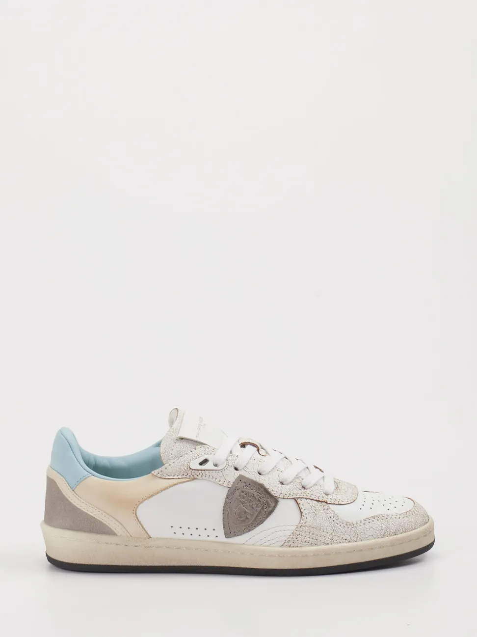 Philippe Model – Sneaker aus Kalbleder in Weiß