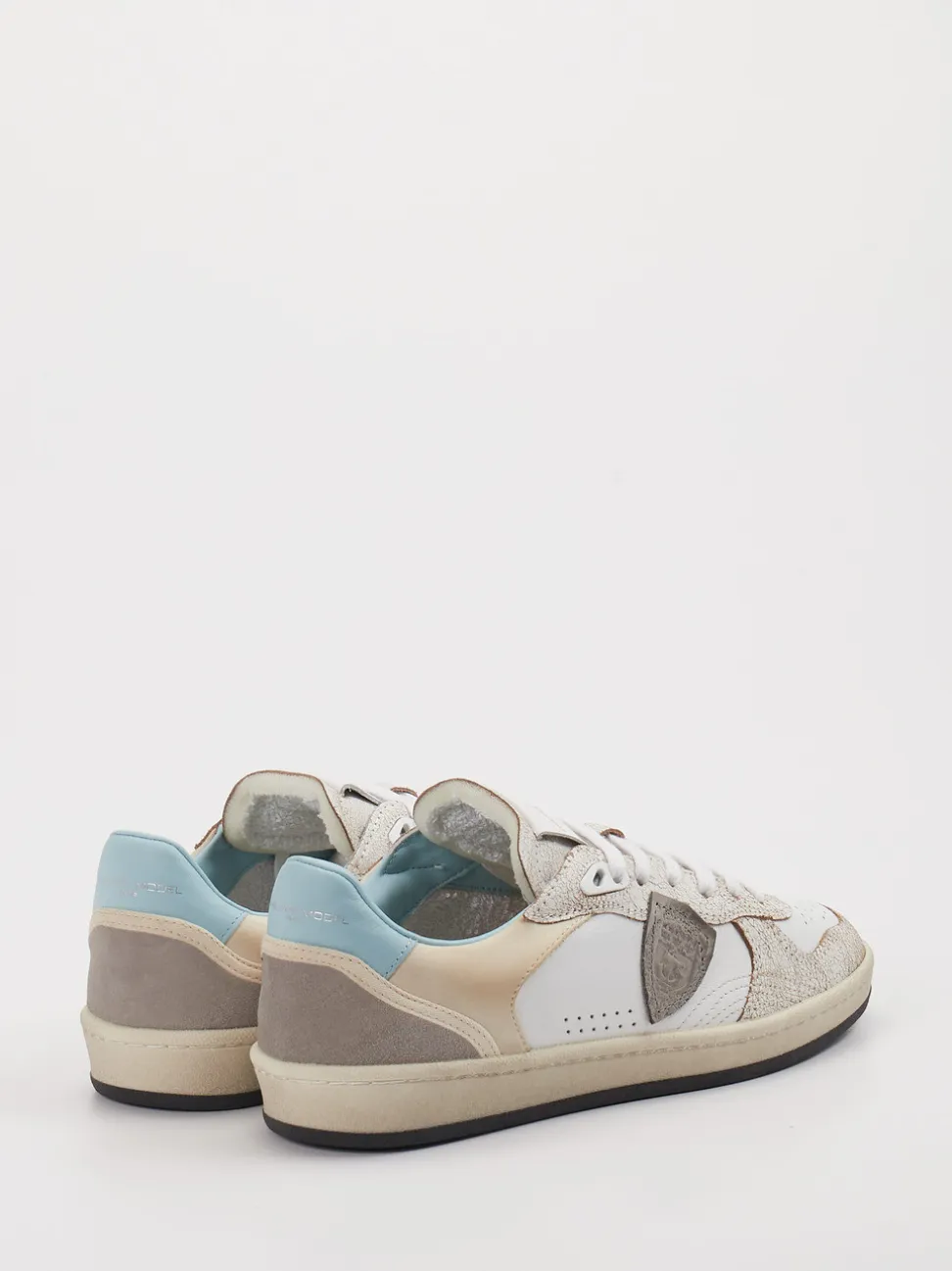 Philippe Model – Sneaker aus Kalbleder in Weiß