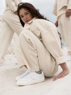 Philippe Model – Sneaker aus Kalbleder Weiß