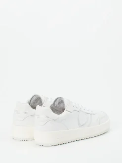 Philippe Model – Sneaker aus Kalbleder Weiß