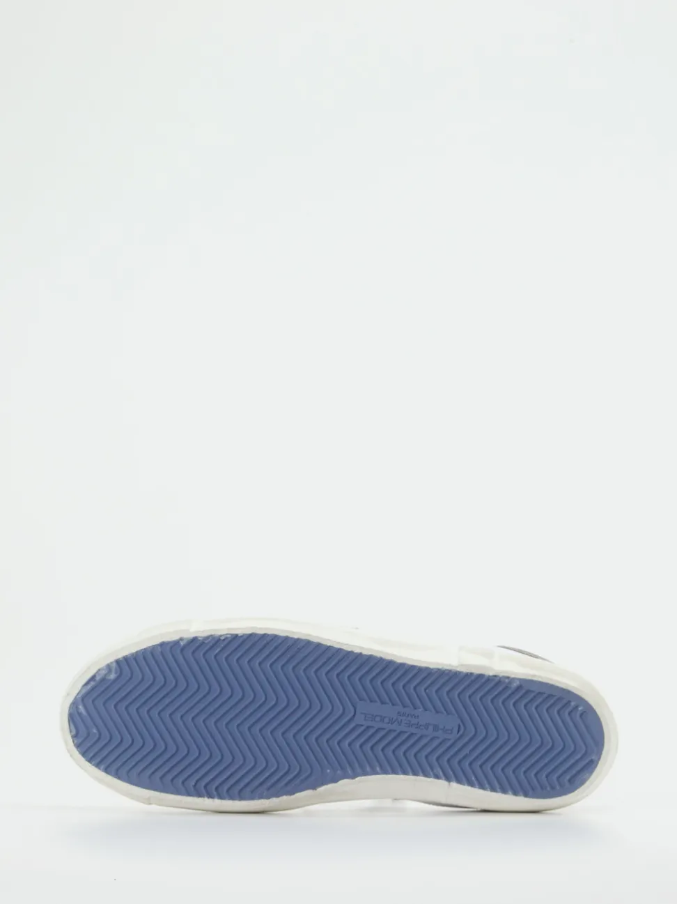 Philippe Model – Sneaker aus Kalbleder weiß Used-Look