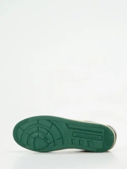 Philippe Model – Sneaker aus veganem Kalbleder grün-weiß