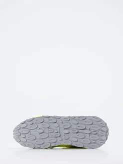 Philippe Model – Sneaker aus Mesh und Veloursleder Neongelb
