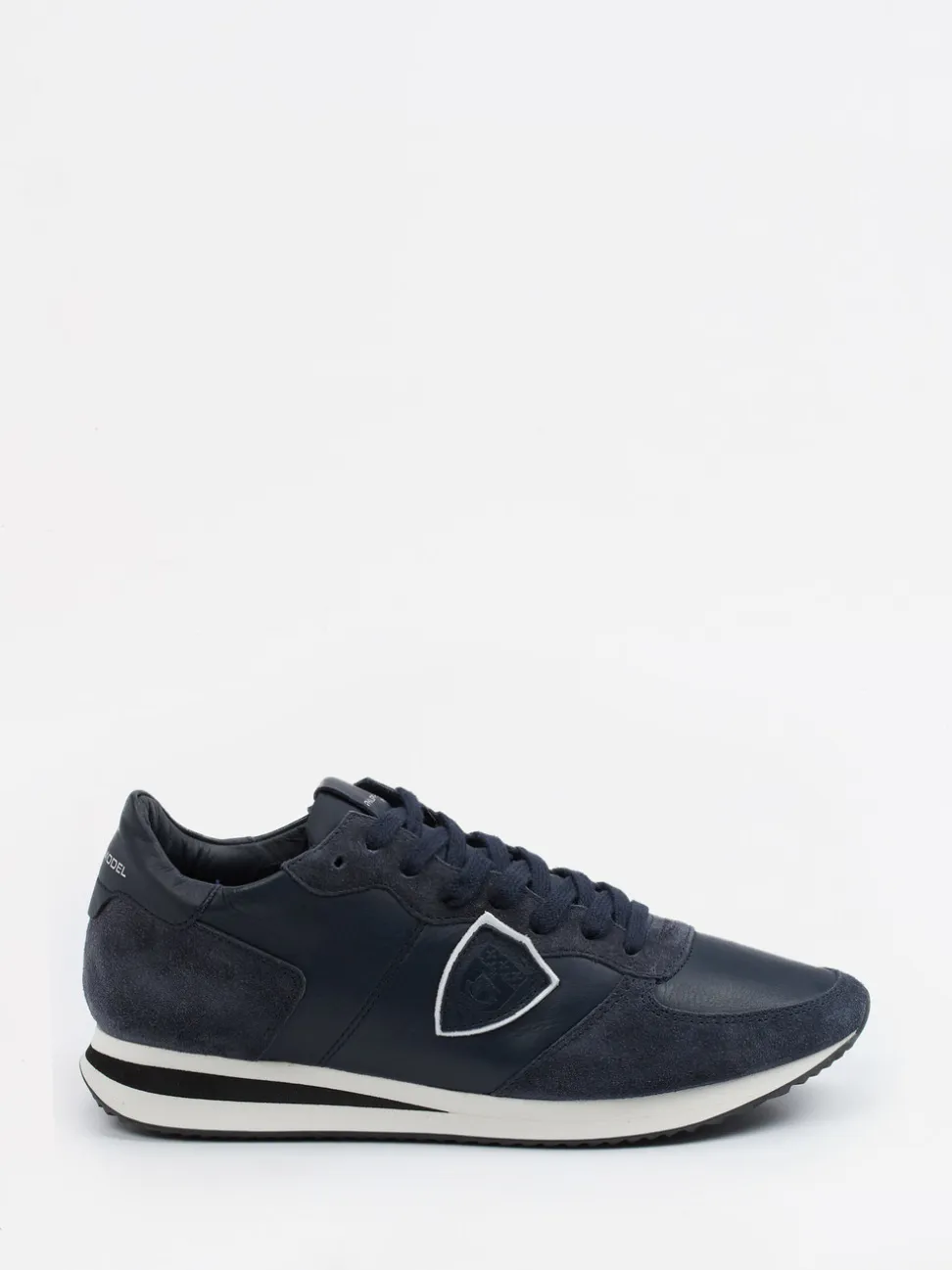 Philippe Model – Sneaker aus Kalbleder in Dunkelblau