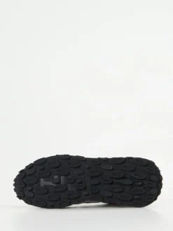 Philippe Model – Sneaker aus Metallicleder silber