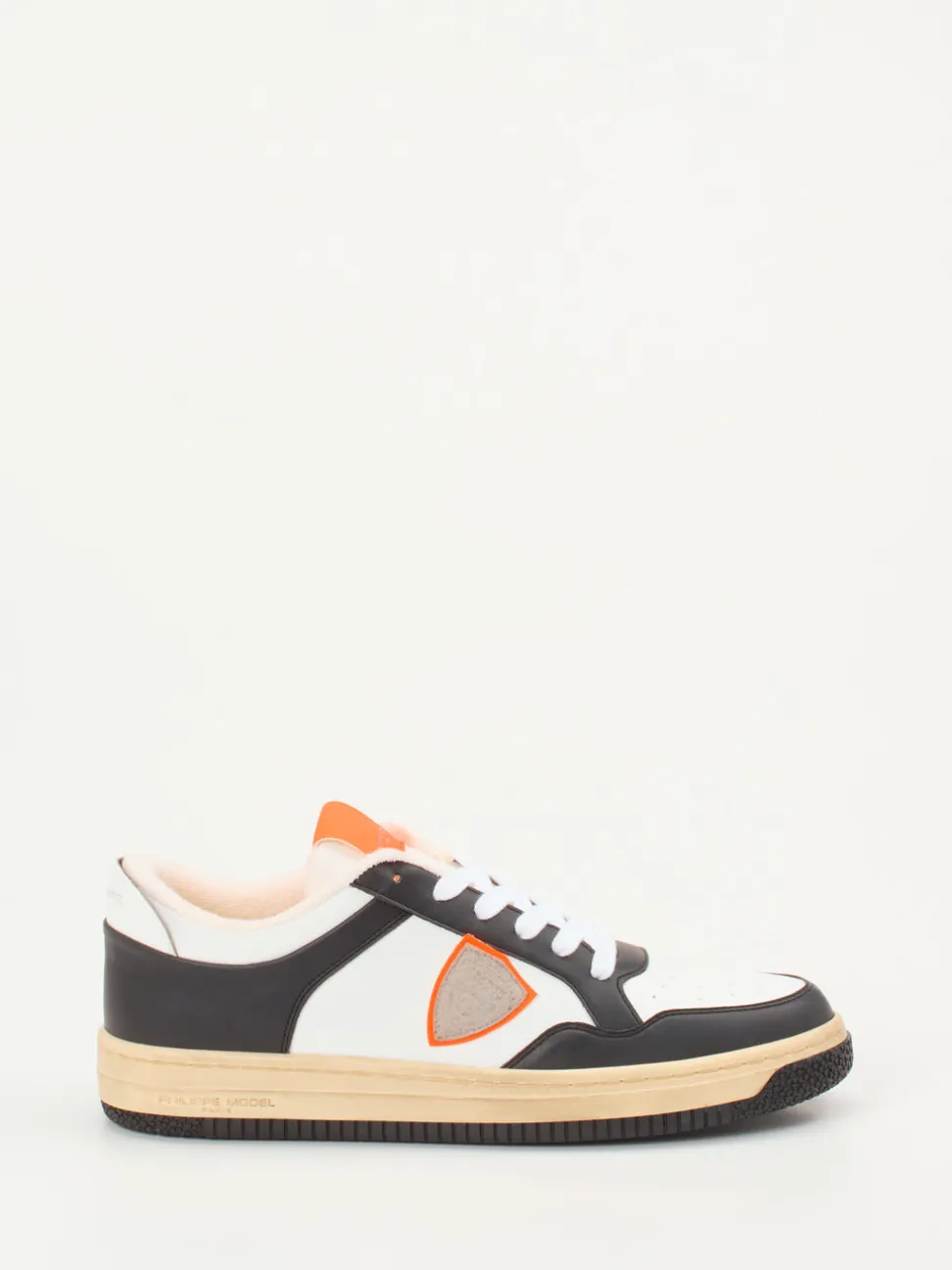 Philippe Model – Sneaker aus veganem Glattleder weiß