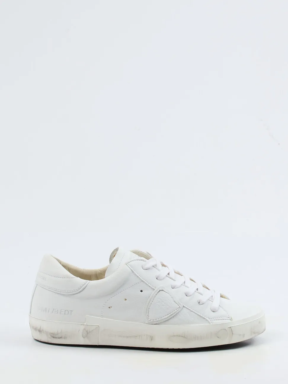 Philippe Model – Sneaker aus Kalbleder in Weiß