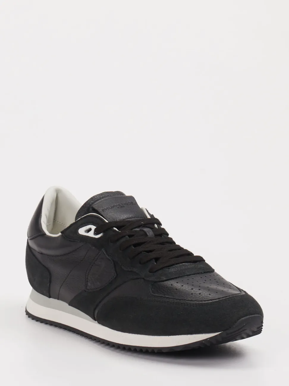 Philippe Model – Sneaker aus Velourleder und Glattleder