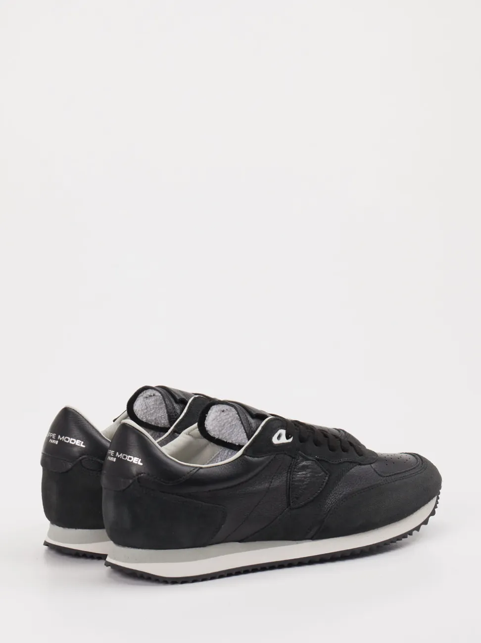 Philippe Model – Sneaker aus Velourleder und Glattleder