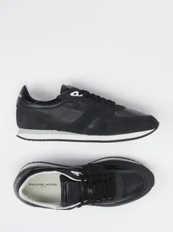 Philippe Model – Sneaker aus Velourleder und Glattleder
