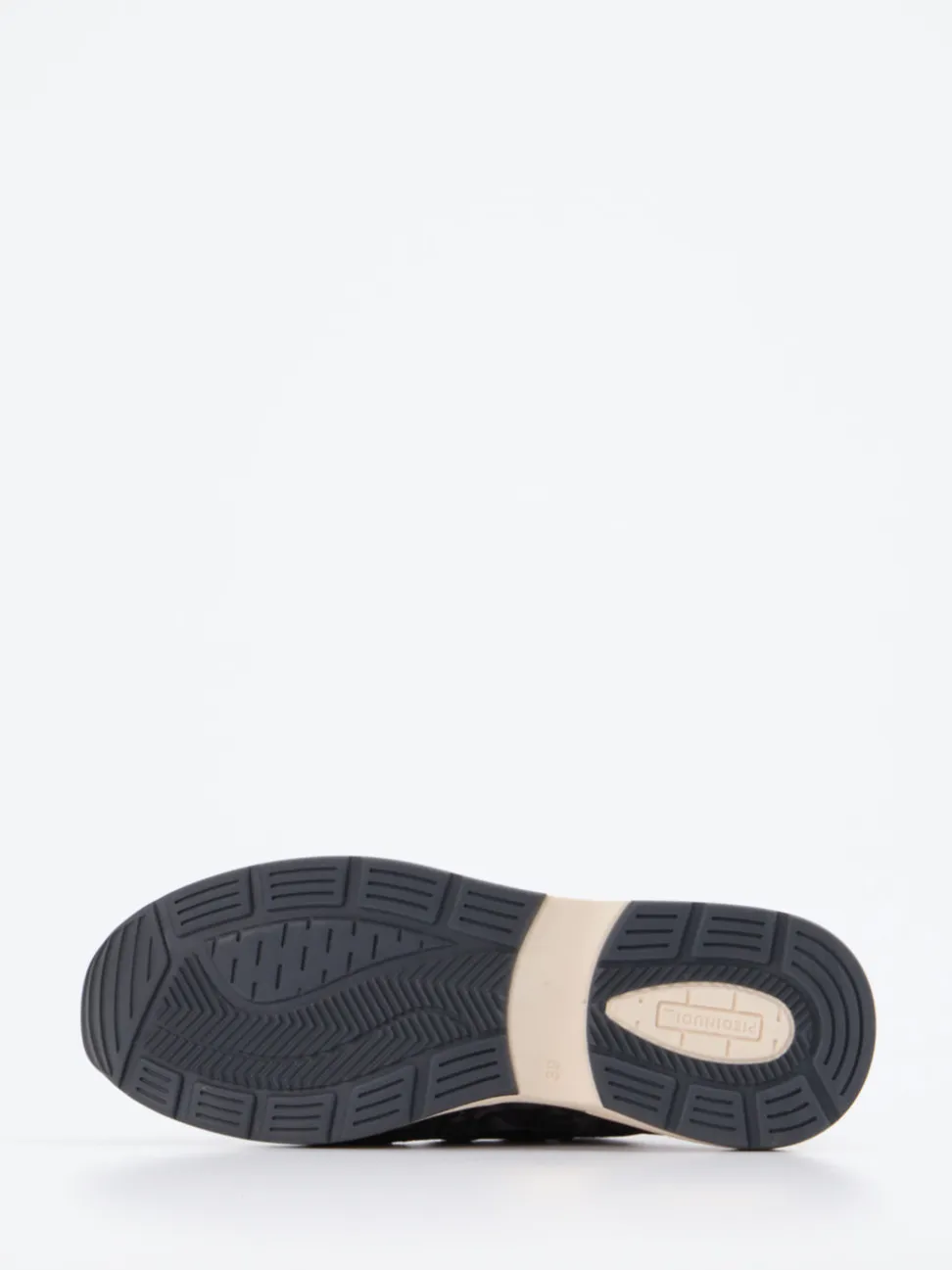 Piedi Nudi – Chunky Sneaker aus Veloursleder Schwarz