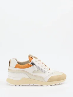 Piedi Nudi – Chunky Sneaker aus Velours- und Glattleder Beige