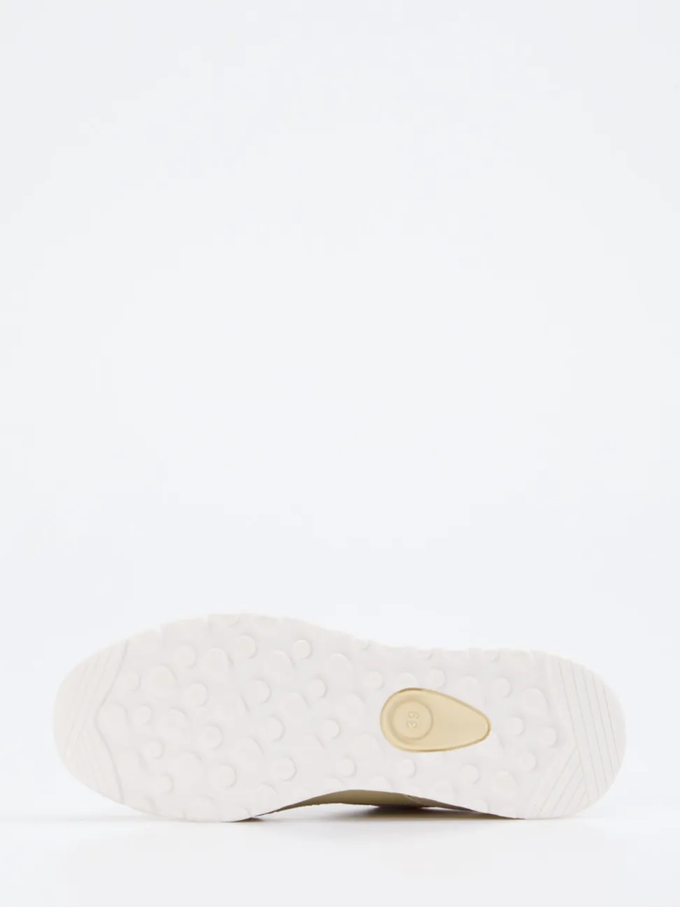 Piedi Nudi – Chunky Sneaker aus Velours- und Glattleder Beige