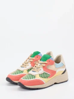 Piedi Nudi – Chunky Sneaker aus Veloursleder-Textil Mix