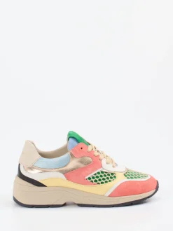 Piedi Nudi – Chunky Sneaker aus Veloursleder-Textil Mix