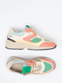 Piedi Nudi – Chunky Sneaker aus Veloursleder-Textil Mix