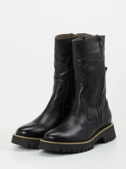 Piedi Nudi – Chunky-Stiefelette aus Kalbleder schwarz