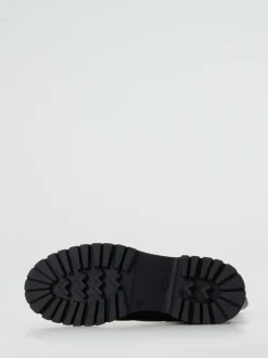 Piedi Nudi – Chunky-Stiefelette aus Kalbleder schwarz