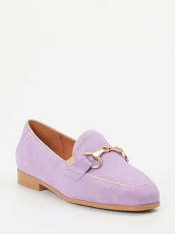 Piedi Nudi – Loafer aus Veloursleder in Flieder