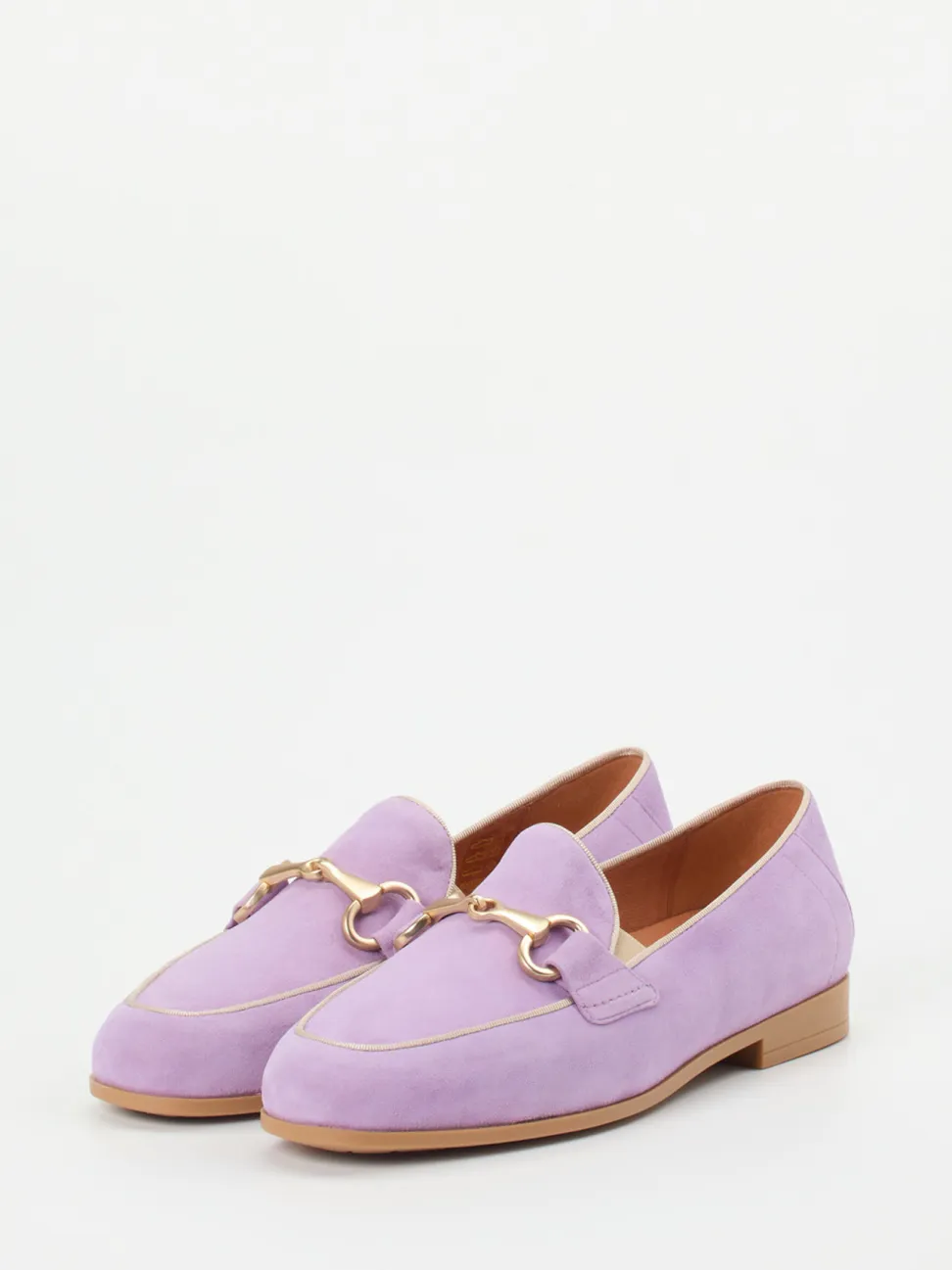 Piedi Nudi – Loafer aus Veloursleder in Flieder