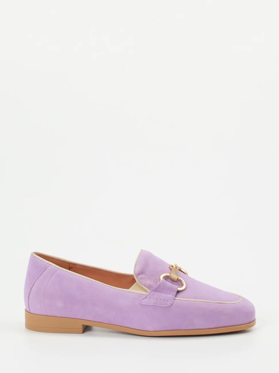 Piedi Nudi – Loafer aus Veloursleder in Flieder