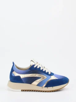Piedi Nudi – Retro-Sneaker aus Veloursleder und Mesh