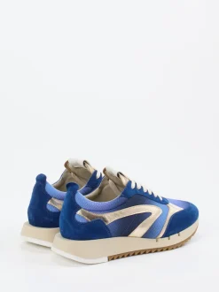 Piedi Nudi – Retro-Sneaker aus Veloursleder und Mesh