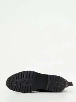Piedi Nudi – Schnürboots aus Kalbleder schwarz