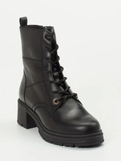 Piedi Nudi – Schnürboots aus Kalbleder schwarz
