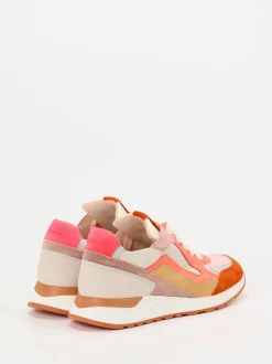 Piedi Nudi – Sneaker aus Kalbleder in Koralle