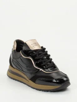 Piedi Nudi – Sneaker aus Kalbleder mit Metallic-Details