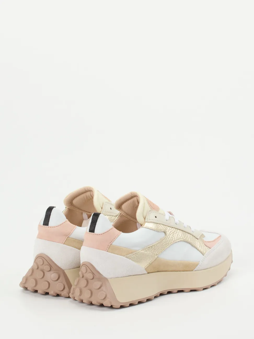 Piedi Nudi – Sneaker aus Kalbleder mit Metallic-Finish