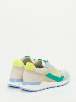 Piedi Nudi – Sneaker aus Kalbleder und Mesh Pastell