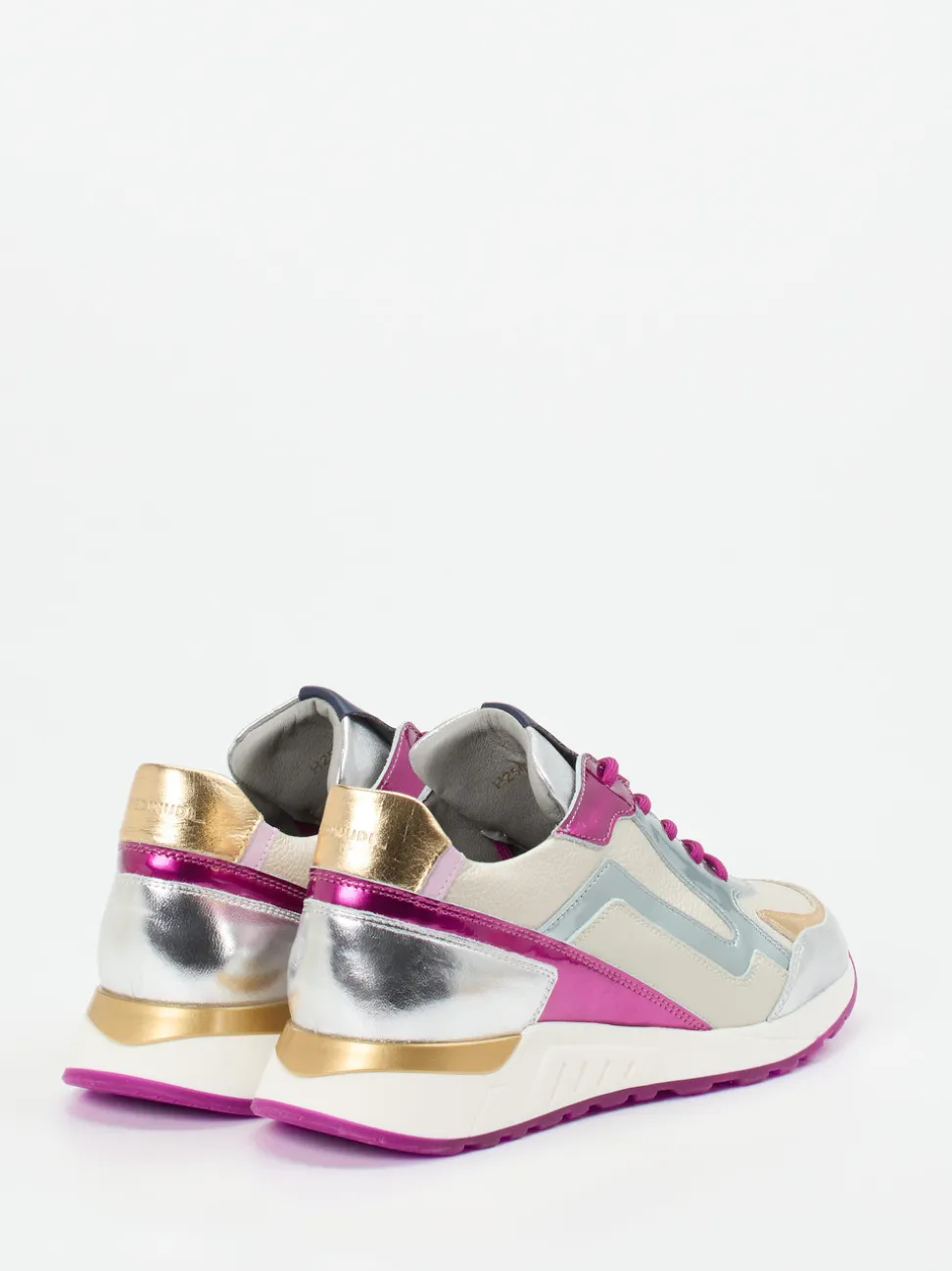 Piedi Nudi – Sneaker aus Metallicleder in Multicolor