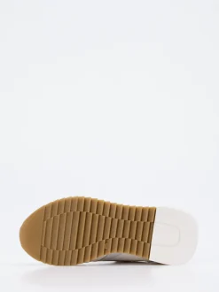 Piedi Nudi – Sneaker aus Veloursleder Offwhite