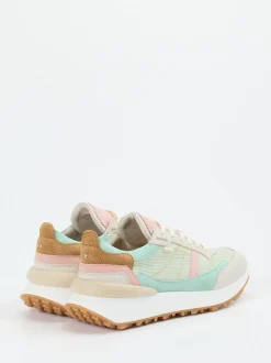 Piedi Nudi – Sneaker aus Veloursleder in Pastellfarben