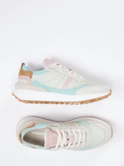 Piedi Nudi – Sneaker aus Veloursleder in Pastellfarben