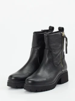 Piedi Nudi – Stiefelette aus Kalbleder Schwarz