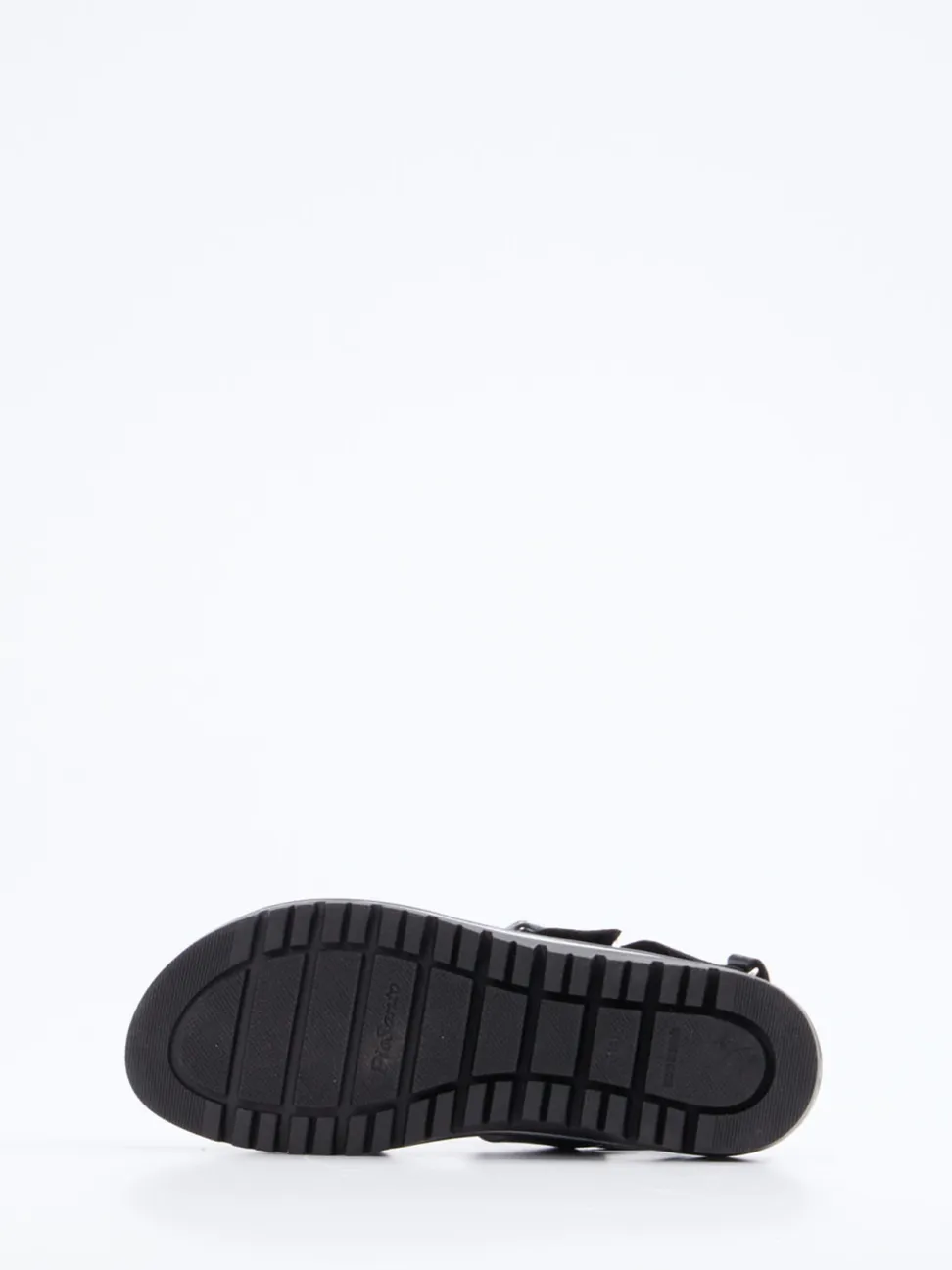 Piesanto – Plateau-Sandalen aus Kalbleder silberfarben