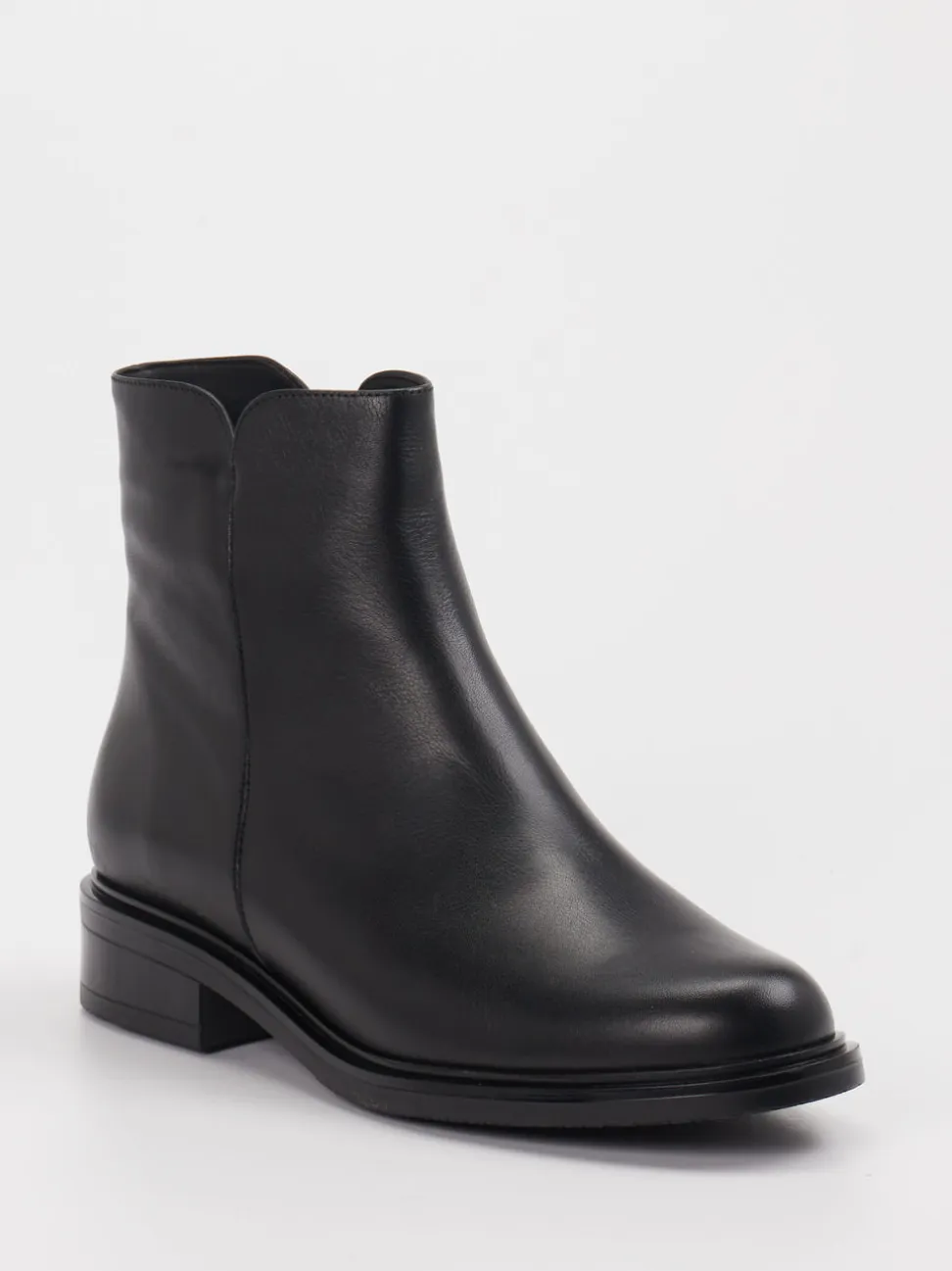 Piesanto – Stiefelette aus Kalbleder schwarz