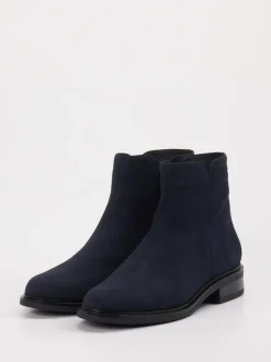 Piesanto – Stiefelette aus Veloursleder dunkelblau