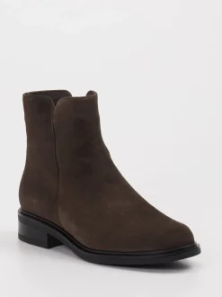 Piesanto – Stiefelette aus Veloursleder Dunkelbraun