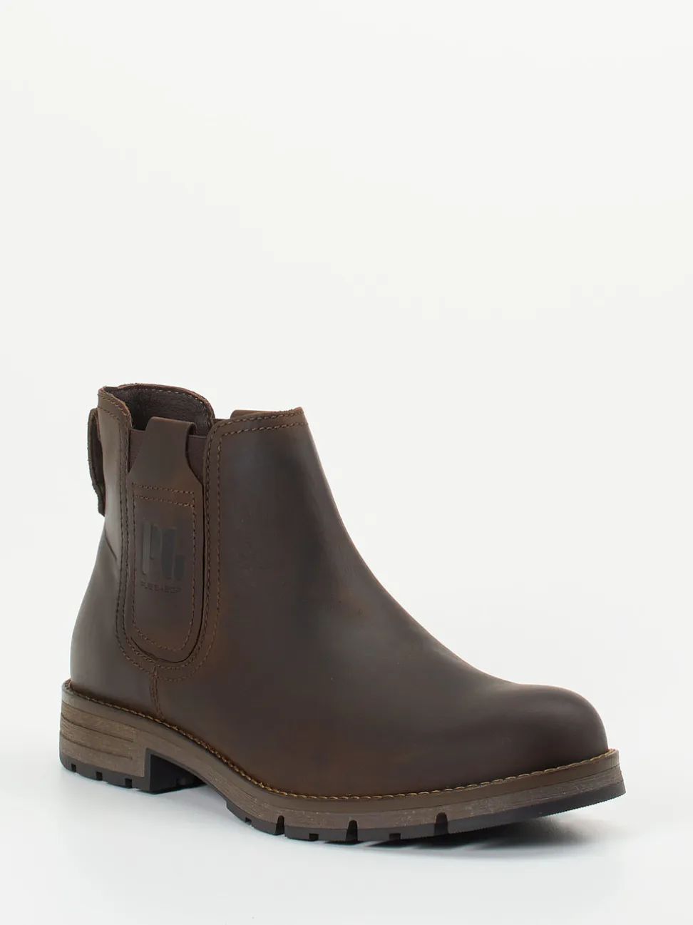 Pius Gabor – Chelsea Boots aus Fettleder dunkelbraun