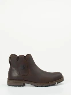 Pius Gabor – Chelsea Boots aus Fettleder dunkelbraun