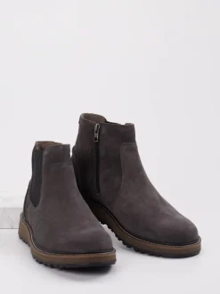 Pius Gabor – Chelsea Boots aus Veloursleder grau