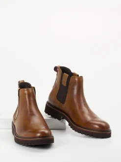 Pius Gabor – Chelsea Boots aus Kalbleder cognac