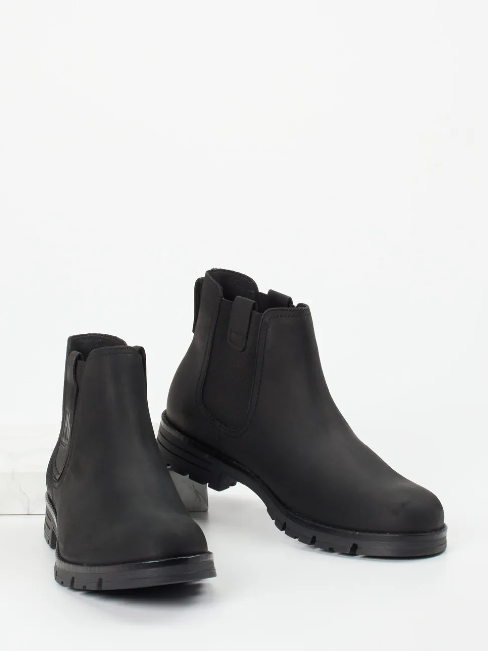 Pius Gabor – Chelsea Boots aus Fettleder schwarz