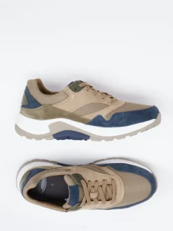 Pius Gabor – Chunky Sneaker aus Veloursleder und Mesh